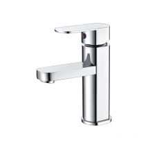 Rubinetto del lavandino a monocomando Modello LIVERPOOL Tubo universale Colore grigio con finitura cromata [ IMEX ]