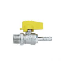 Rubinetto diritto gas maschio porta gomma 1/2 x 9 F.i.v.
