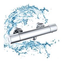 Rubinetto Doccia Termostatico a Parete Rubinetto Doccia Termostatico con Pulsante di Sicurezza 38°C Rubinetto Doccia Termostatico Rubinetto Doccia