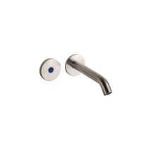 Idral - Rubinetto elettronico da incasso in AISI316L per lavabo con alimentazione a batteria Serie inox I84N2-00000 Acciaio inox