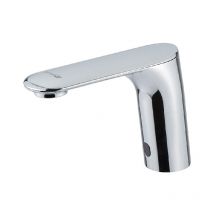 Idral - Rubinetto elettronico per lavabo serie otto a fotocellula con alimentazione da rete 230V e premiscelatore meccanico