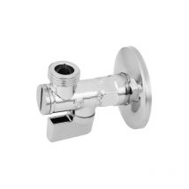 Rubinetto a sfera sottolavabo in ottone cromato a leva con filtro modello compact 1/2' Bugatti