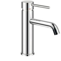 M Rubinetteria - Miscelatore Monocomando Jazz Per Lavabo Installazione Rapida Acqua Calda Fredda Finitura- Cromato - Confezione 1