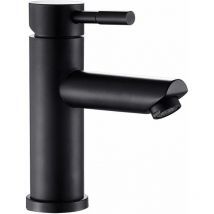Rubinetto lavabo nero Miscelatore bagno Rubinetto lavabo Miscelatore lavamani Rubinetti acqua calda e fredda in acciaio inossidabile