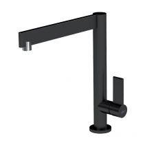Elleci - Rubinetto Miscelatore Cucina Tema Keratek Plus Black Nero Assoluto MKKTEM86