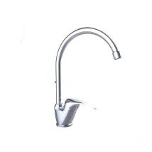 Idro Bric - Monomando de lavabo serie Eva con caño alto y acabado cromado.