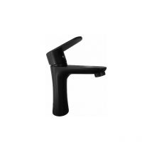 Rubinetto miscelatore lavabo bagno nero opaco