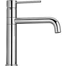 Piralla - Rubinetto Miscelatore Monoforo Per Lavello Cucina Serie Essenza Con Bocca A Fontana Orientabile 0es00127a16 Cromato