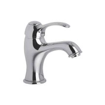 Lamp - Miscelatore Per Lavabo Finitura Cromata - Scarico Automatico 1' 1/4'