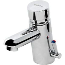 Rubinetto Miscelatore Temporizzato Per Lavabo In Ottone Cromato 07420.n Nofer