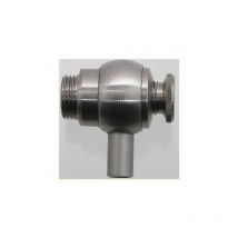 Rubinetto per bidone fusto contenitore olio 1/2' acciaio inox salva anti goccia