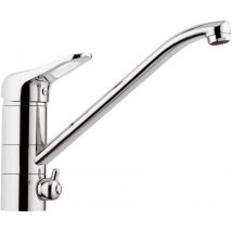 Remer - Rubinetto per lavello, con bocca girevole , con settore per acqua potabile (tre vie d'ingresso) - serie kiss