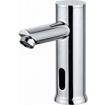 Alovez - Rubinetto per lavello Cucina elettrica Bagno con sensore automatico Lavello in ottone alimentato a batteria, rubinetto dell'acqua fredda,