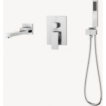 Lookshop - Miscelatore da incasso per vasca da bagno Cromo - Sirius