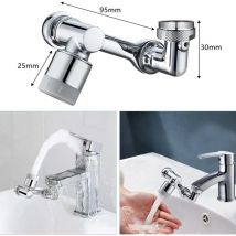 Lgvshopping - Rubinetto Rotante 1080gradi con Filtro Antispruzzo Miscelatore Ruotante