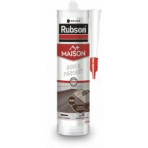 Rubson - Maison Mastic Bois & Parquet couleur Wengé, Mastic acrylique pour tous supports bois et maçonnerie, Joints pour intérieur et extérieur,