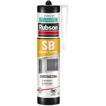 Rubson - neutraler Silikonkitt Bau - weiß - 280ml - 1714258