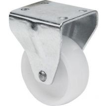 Ruedas Alex rueda fija 17zr40-bp plastico blanco eje liso , Descripción Ruedas de polipropileno especialmente indicada para soportar cargas hasta 60