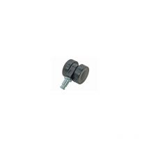 Numatic - Rueda doble negra original James de 40 mm para aspiradora 204000