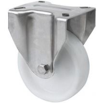 Alex - ruedas rueda fija inox.17zvi150-ut poliamix blanco eje liso