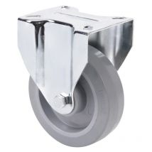 Ruedas Alex rueda fija 17zv125-pgr goma elastica gris eje rodillos