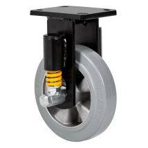 Ruedas Alex - rueda fija 17hlse200-degb suspension goma gris elastica eje bolas
