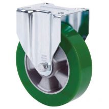 Alex - rueda fija 4mm 17zvr200-augb aluminio-poliur.verde eje bolas