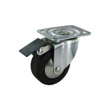 Rueda giratoria con placa, diámetro 65 mm Cime