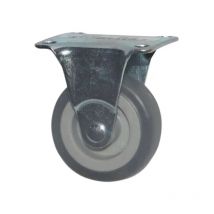 Rueda minirol d. 50 mm con placa base fija, altura 62 mm