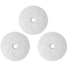 Ineasicer - Ruedas de repuesto C6 para limpiafondos de piscina grandes para Polaris 180, 280, Tanktrax y VAC-Sweep 280 (paquete de 3)