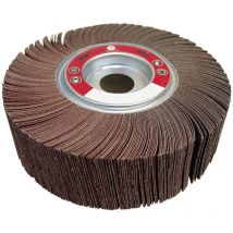 Ruedas de lija mil hojas de núcleo, Ø Ext. 165 mm, Espesor 25 mm, Núcleo 25,4 mm, Grano 100 Calflex RN16525.100