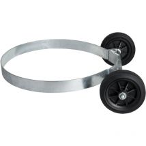 Meva - Ruedas para contenedor de cenizas y residuos 110L