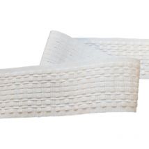 Ruflette galon fronceur Blanc 70 mmx10 m