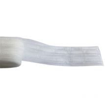 Ruflette transparente 45 mm Coloris - Blanc