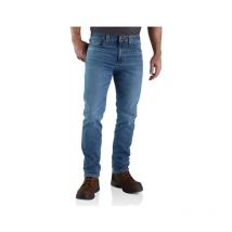 Carhartt - Vaqueros rectos cónicos Rugged Flex 102807 Houghton Azul claro S.42 - 102807-H39-W34/L34