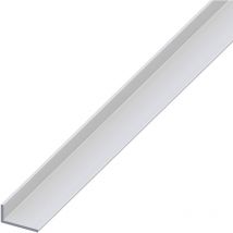 Rothley - ruk anodised aluminium unequal sided angle bar 1m x 25 x 20 x 1.5mm - Grey