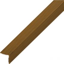 Ruk Rustic Oak polyvinyl Self-Adhesive Equal-Sided Angle 1m x20x1mm - Brown
