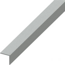 Rothley - ruk Steel effect anodised aluminium Equal sided angle 1m x15x1mm - Grey