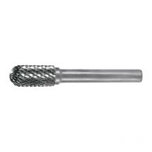 Fresa wrc D.12mm testa-L.25mm gambo-D.6mm hm zincato a croce Promat