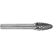 116032 Punta fresatrice Metallo temprato Arco a tutto sesto 10 mm Lunghezza 60 mm Diametro albero 6 mm - Ruko