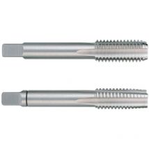 2er-Set g din 5157 hss Handgewindebohrer geschliffen mit g 1/8 Gewinde Ruko 236018