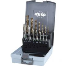 245051RO Set de tarauds pour machine 14 pièces din 371, din 376 HSSE-Co 5 1 set - Ruko