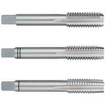 Ruko - Juego de 3 machos para roscar a mano bsw din 352 hss rectificados, rosca 3/32' 246332