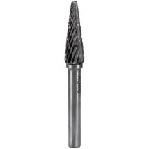 116236 Punta fresatrice Metallo temprato Cono 12 mm Lunghezza operativa 32 mm Diametro albero 6 mm - Ruko