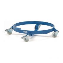 Rullo per fusti STA aperto ID 610mm blu brillante 60/200l fusti in lamiera FETRA