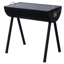 JOEs Half Barrel Grillwanne mit Edelstahlrost JS-33640 - Rumo Barbeque