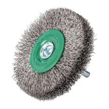 Rundbürste ø 60 mm Drahtstärke 0,2 mm Edelstahl 18 mm 15000 min-¹