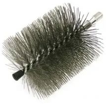 Rundbürste aus Edelstahl für Kamin 400 mm