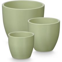 Runde Blumentöpfe ø 14, 17, 22 cm, 3er Set