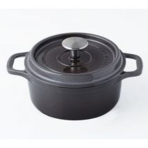 Runde cocotte aus emailliertem gusseisen 32cm taupe - Invicta - puv402327